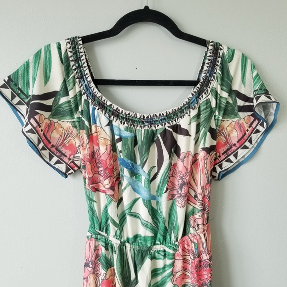 Flying Tomato High Low Floral Dress Size Large - Picture 5 of 10